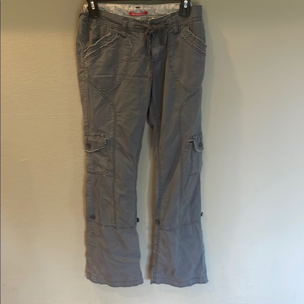 Women's Union Bay Gray Cargo Jeans